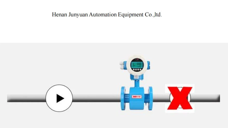 Electromagnetic flowmeter installation diagram5 Electromagnetic flowmeter installation diagram5